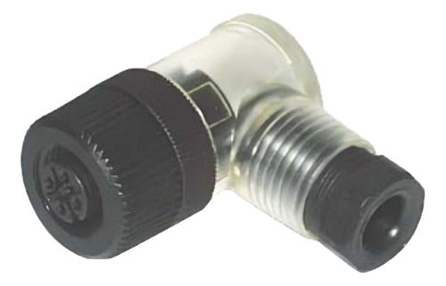 Conector Femea 90º M12 4pinos S/cabo Pl-v1bp 55490088 Sense - Importadora Eletrica Brasilia