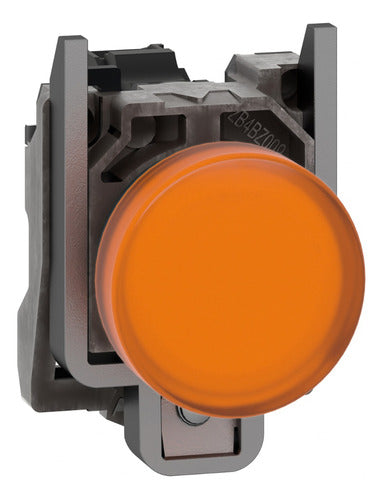 Sinaleiro Metalico Amarelo 22mm 24v Xb4bvb5 Schneider - Importadora Eletrica Brasilia