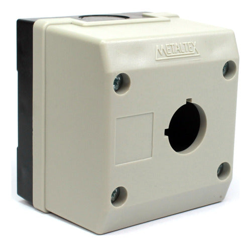 Caixa Plastica Com 1 Furo P/ Botao 22mm Tn2-b1 Metaltex - Importadora Eletrica Brasilia