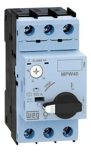 Disjuntor Motor Weg Az Mpw40-3-u032 25-32a - Importadora Eletrica Brasilia