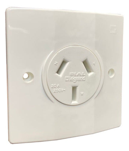 Tomada Sistema X 3p+t 20a 250v 64355 Pial - Importadora Eletrica Brasilia