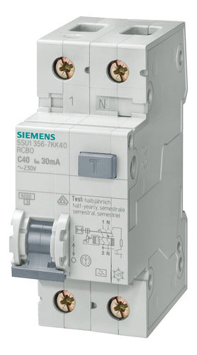 Interruptor Diferencial Residual Dr 1x25a 30ma 5su1353-1kk25 - Importadora Eletrica Brasilia