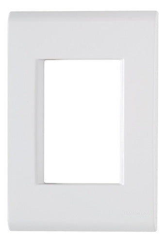 Placa 4x2 3 Postos Branco C/suporte 57106/007 Liz Tramontina - Importadora Eletrica Brasilia