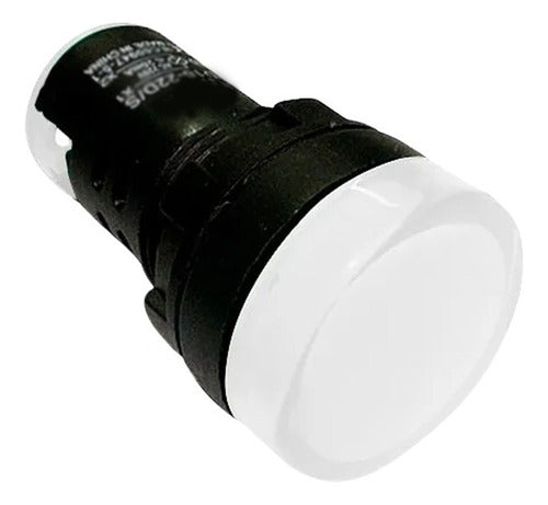 Sinaleiro Led 22mm 110v / 220v P/ Painel Todas As Cores Cor Da Luz Branco 110v/220v - Importadora Eletrica Brasilia