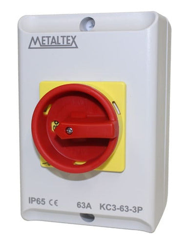Chave Seccionadora Tripolar 63a Ip65 Kc3-63-3p Metaltex - Importadora Eletrica Brasilia