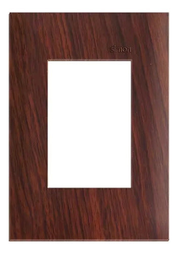 Placa 4x2 3 Modulos Horizontais Tabaco S35 35613-42 Simon - Importadora Eletrica Brasilia