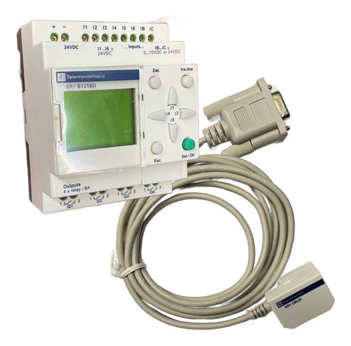 Modulo Rele Zelio Logic 12e/s 24vcc C/display Sr1-b121bd - Importadora Eletrica Brasilia