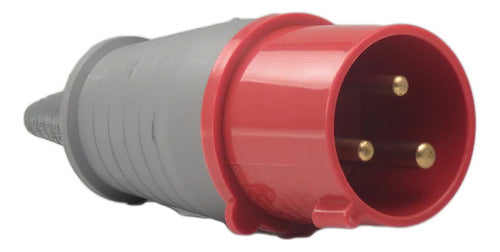 Plug Macho 2p+t 32a 380/440vca Ip44 Pls-3279 Soprano - Importadora Eletrica Brasilia