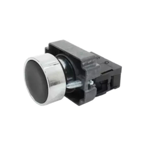 Botao Faceado 22mm Metalico Preto Hb2-ba21 Bhs - Importadora Eletrica Brasilia