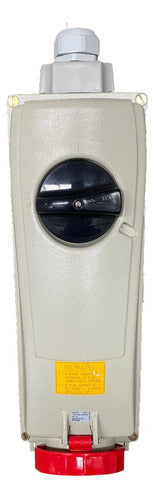 Tomada Sobrepor Superlock 3p+t 125a 380/440v-6h Vm S4606b - Importadora Eletrica Brasilia