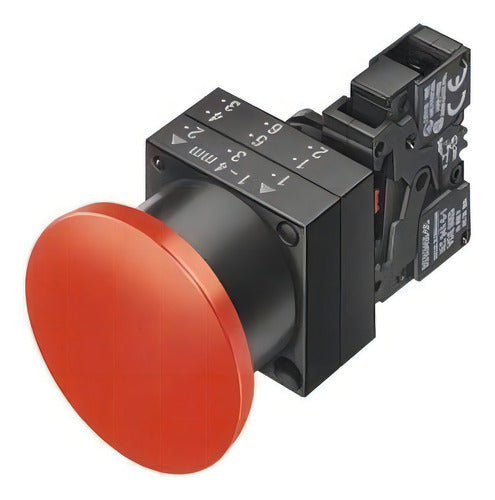 Botao Soco C/retencao 1na/nf Vm 3sb3201-1ca21 Siemens Cor Vermelho 690v - Importadora Eletrica Brasilia