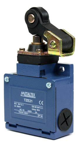 Chave Fim De Curso Atuador Pino 3a 1na 1nf Tze21 Metaltex - Importadora Eletrica Brasilia