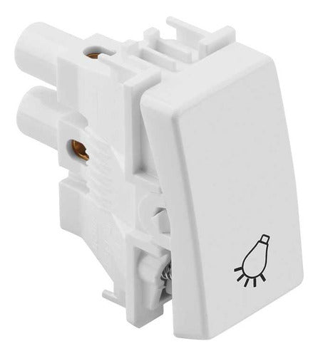 Modulo Pulsador Minuteria 10a 250v Branco 19151-30 Simon - Importadora Eletrica Brasilia