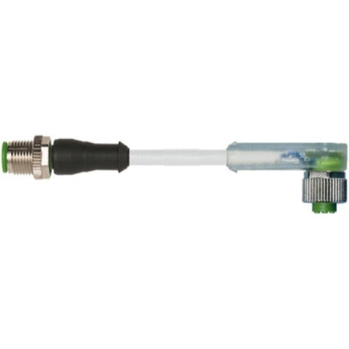 Cabo M12 90º Led 3x0,34 1,5mts 24v Dc 4a 7000-40381-2230150 - Importadora Eletrica Brasilia