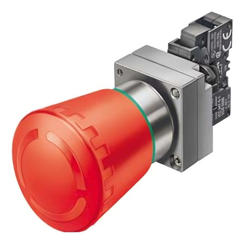 Botao Soco Metalico 1nf Vermelho 3sb3603-1ha20 Siemens - Importadora Eletrica Brasilia