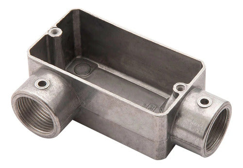 Condulete Aluminio Rosca Bsp S/tampa Lr 3/4 56105302 - Importadora Eletrica Brasilia