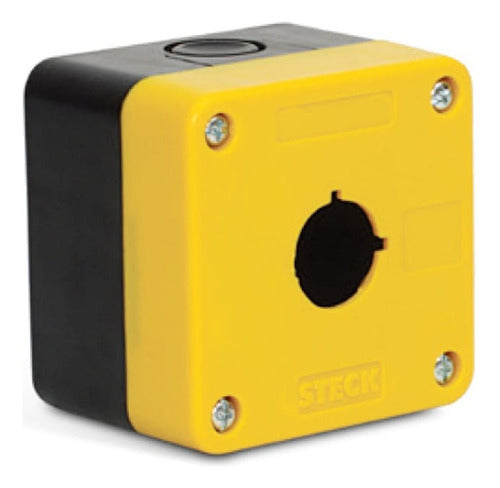 Botoeira 1 Furo 22mm S-q1k Steck - Importadora Eletrica Brasilia