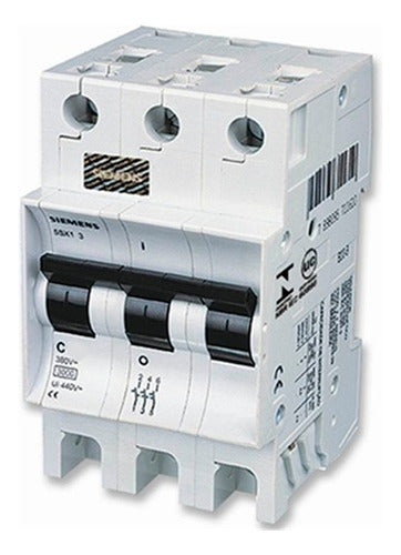 Disjuntor Curva C Tripolar 50a 4,5ka 5sx1350-7-siemens - Importadora Eletrica Brasilia