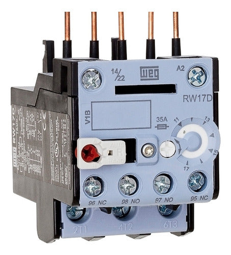 Rele Sobrecarga Tripolar Rw17-1d3-u004 Ajuste 2,8-4a Weg - Importadora Eletrica Brasilia