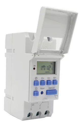Temporizador Digital Industrial Din35 16a Te-4163 Decorlux - Importadora Eletrica Brasilia