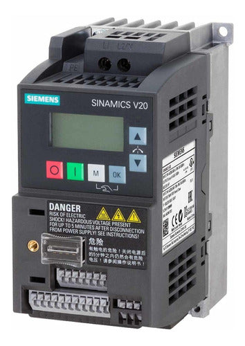 Unidade De Velocidade Variavel Siemens V20 1hp 0,75kw 220v - Importadora Eletrica Brasilia