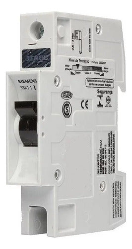 Disjuntor Curva C Monopolar 25a 4,5ka 5sx1125-7-siemens - Importadora Eletrica Brasilia