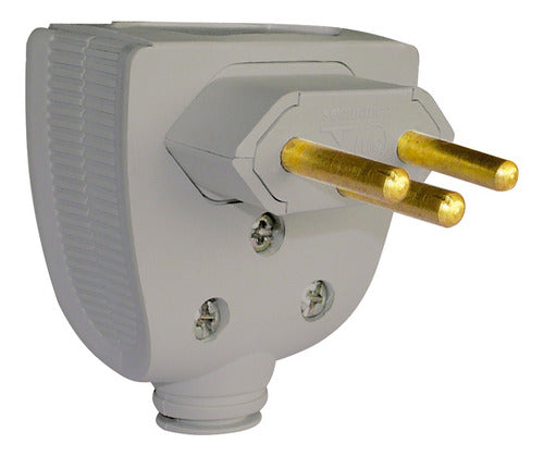 Plugue Macho 90° 2p + T 20a 250v Pt 615873 Pial - Importadora Eletrica Brasilia
