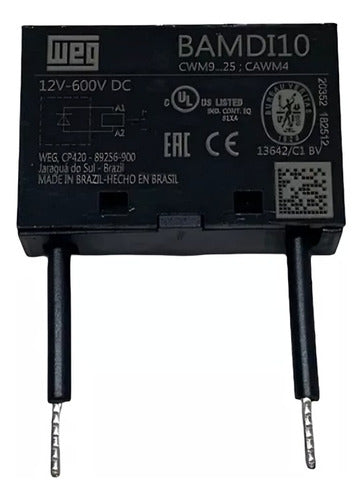Bloco Supressor De Surto 12-60vcc Bamdi10 Weg - Importadora Eletrica Brasilia