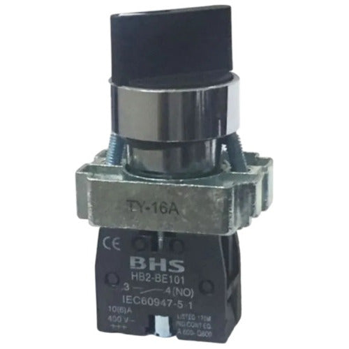 Comutador 2 Posicoes Fixas 22mm 1na Hb2-bd21 Bhs - Importadora Eletrica Brasilia