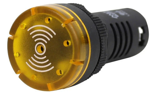 Sinaleiro Sonoro Ace 22mm 220vca Amarelo Bz20-2l-y Metaltex - Importadora Eletrica Brasilia