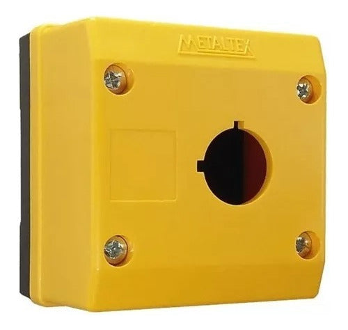 Caixa Plastica Com 1 Furo P/ Botao 22mm Tn2-b1e Metaltex - Importadora Eletrica Brasilia