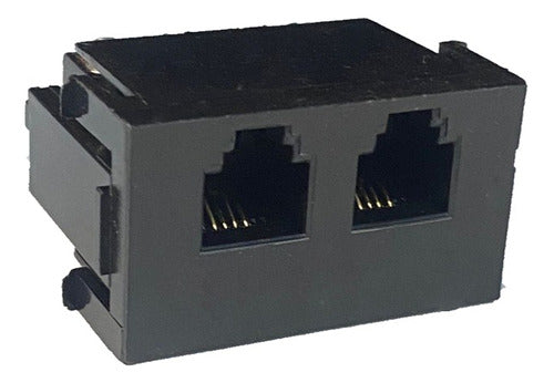 Modulo Tomada C/2 Rj11 4vias Md Preto 913548 Weg - Importadora Eletrica Brasilia