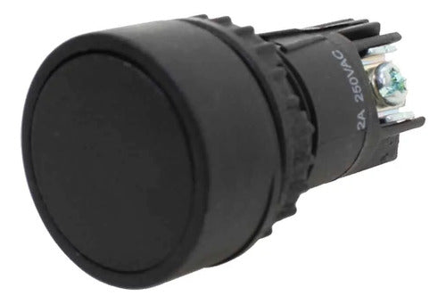 Botao Plastico Monobloco 22mm Preto Hb7ea25 Bhs - Importadora Eletrica Brasilia