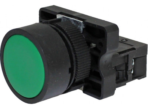 Botao Pulsador Faceado 1na 22mm Verde P20afr-g-1a Metaltex - Importadora Eletrica Brasilia