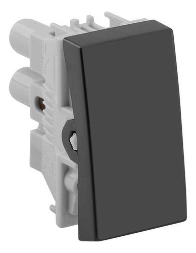 Modulo Interruptor Simples 10a 250v Grafite 30101-38 Simon - Importadora Eletrica Brasilia