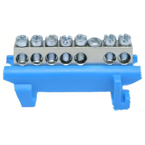 Barra Neutro Cemar Azul 16mm 7 Furos 908050 - Importadora Eletrica Brasilia