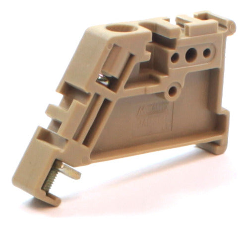 5x Poste Final/bloco Defixacao P/trilho Mab35p Metaltex - Importadora Eletrica Brasilia