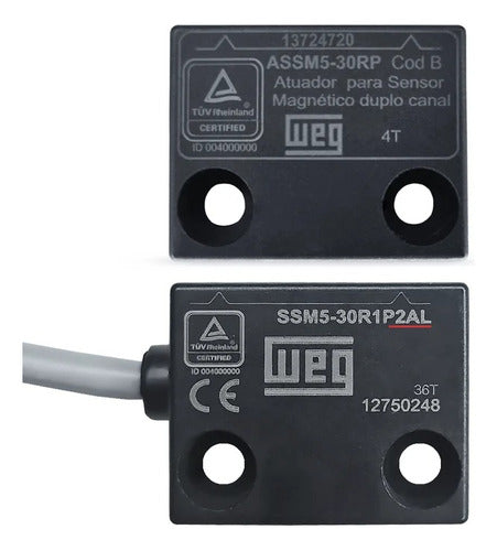 Sensor Seguranca 5-60vcc Ssm5-30r1p2al 12750248 Weg - Importadora Eletrica Brasilia