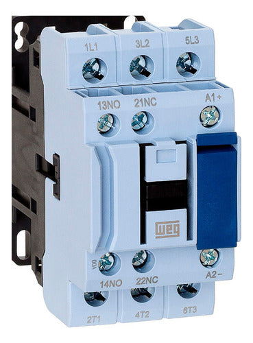 Contator Potencia Tripolar 9a 24vcc 1na+1nf Weg - Importadora Eletrica Brasilia