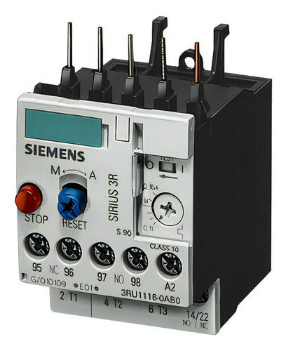 Rele Termico 3ru1116-1jb0 (7,0 A 10,0 Amperes) - Siemens - Importadora Eletrica Brasilia