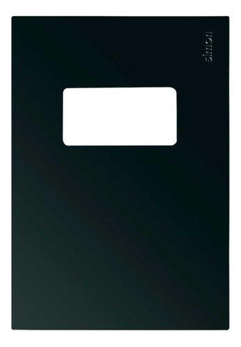 Acabamento 4x2 1 Modulo Preto S27 Play 2700651-0718 Simon - Importadora Eletrica Brasilia