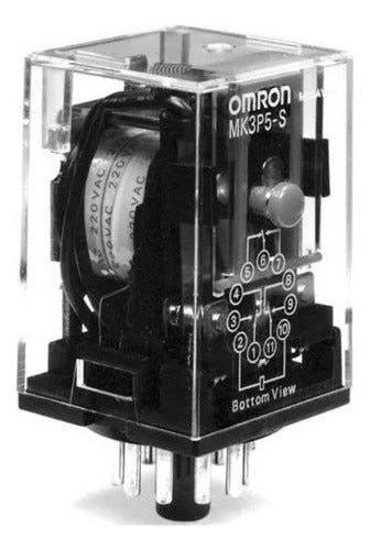 Rele Eletromecanico 2na + 2nf 24vac 10a Mks2pin Ac24 Omron - Importadora Eletrica Brasilia