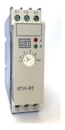 Rele Temporizador Weg Rtw-re01-u030me40-3-30min. 220v - - Importadora Eletrica Brasilia