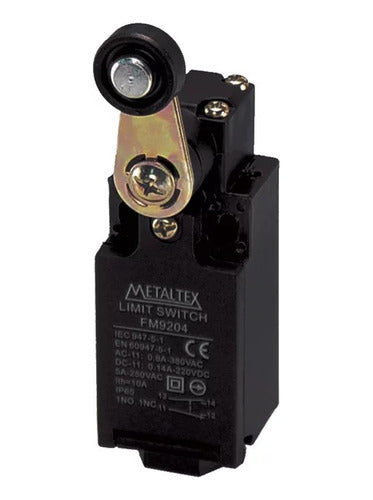 Chave Fim De Curso 1na 1nf 5a 250v C/rolete Fm9204 Metaltex - Importadora Eletrica Brasilia