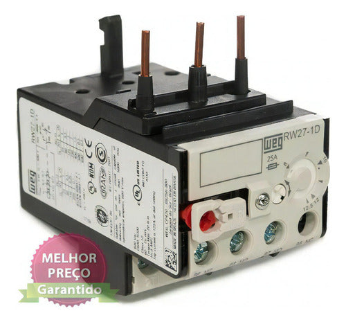 Rele Sobrecarga Termico Weg Rw27-1d3-d125 Ajuste 8-12,5a - Importadora Eletrica Brasilia