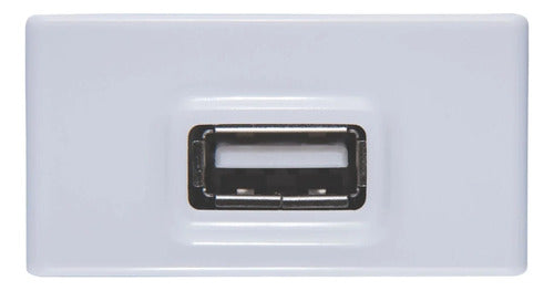 Modulo Tomada Usb Branco 57115/041 Tramontina - Importadora Eletrica Brasilia