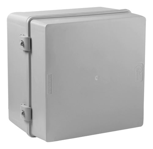 Caixa Plastica Cinza Ip68 Tampa Opaca 300x300x200mm - Importadora Eletrica Brasilia