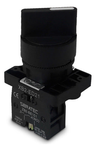 Chave Seletora Plastica Ed21 2 Posicoes Manopla Curta 1na - Importadora Eletrica Brasilia