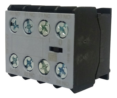 Bloco De Contato Auxiliar Frontal Weg Bfca-22 2na + 2nf - Importadora Eletrica Brasilia