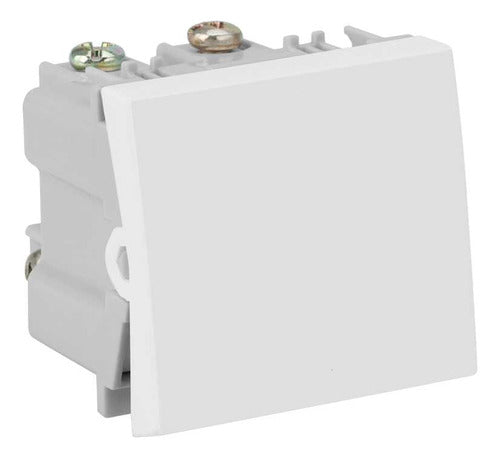Mod Duplo Interruptor Simples 10a 250v Branco 30101-50 Simon - Importadora Eletrica Brasilia